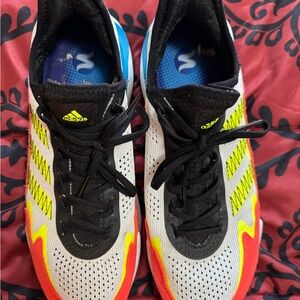 Size 13 - adidas Impact FLX White Team Solar Yellow